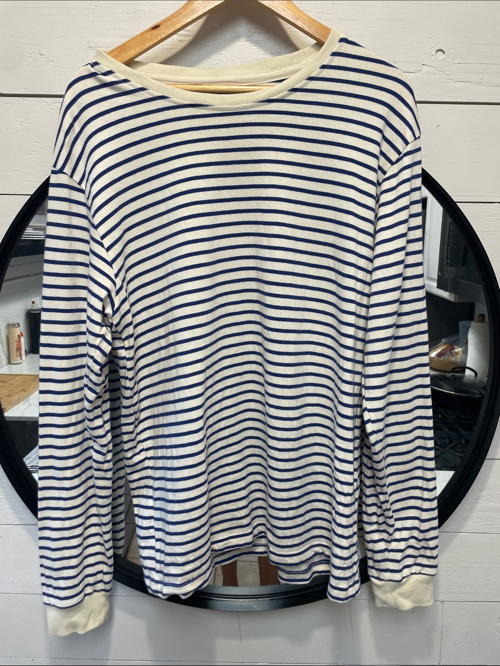 Willow & Trail Heritage Stripe Heavy Cotton Tee Men’s Large High Quality Never W